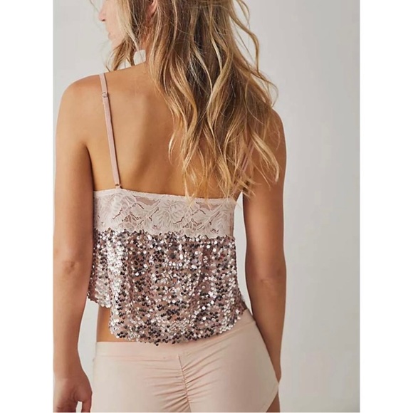 NWT Free People Right Rhythm Sequin Cami - M - Picture 3 of 8